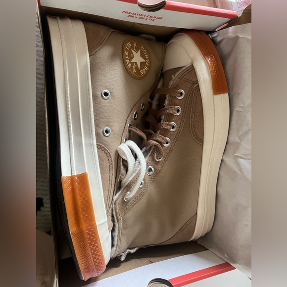 Converse chuck 70 hi tonal unisex sneaker in brown - Picture 6 of 14